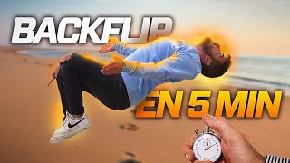 Comment FAIRE un SALTO ARRIÈRE en 5 MINUTES ?  (FACILEMENT) Avec 5 exercices pour le back flip !