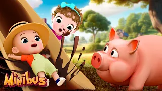 Old MacDonald Had a Farm Song + More Nursery Rhymes & Kids Songs | Minibus