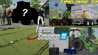 An INCREDIBLE new TRACTOR! 🤩🚜💨 Creating TRAMLINES & selling SILAGE XXL! 💪🌿 | [FS22] - Timelapse #22