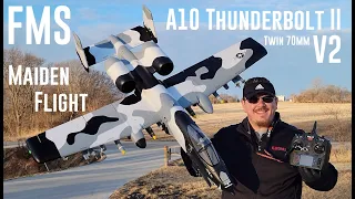 FMS - A-10 Thunderbolt II V2 - Twin 70 - Maiden Flight