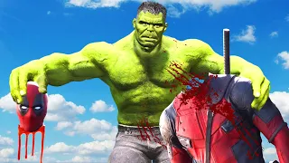 Hulk VS Deadpool 2020 Epic Battle - GTA V