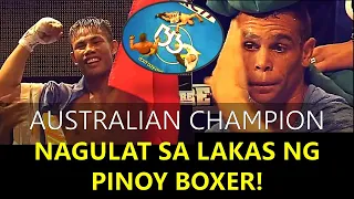 Australian Featherweight Champion, Nagulat sa Lakas ng Pinoy Boxer!