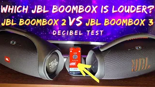 Which JBL Boombox is LOUDER? JBL Boombox 3 vs JBL Boombox 2  DECIBEL TEST !!!