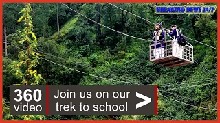 Two sisters, a mountain trek and a wobbly wire bridge - Breaking News 24/7