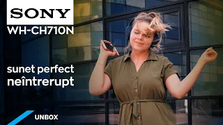 UNBOX | Căști cu anulare digitală a zgomotului Sony WH-CH710N