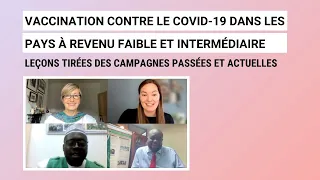 Vaccination contre le covid-19 dans les pays à revenu faible et intermédiaire