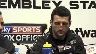 Carl Froch Post Fight Press Conference - Froch v Groves 2