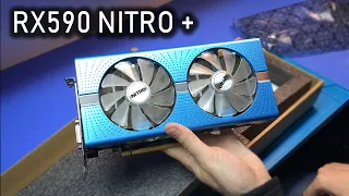 Ремонт ИГРОВОЙ видеокарты Radeon RX 590 NITRO+ 8ГБ / Нет изображения (отсутствует питание ГПУ)