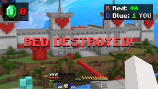 The Impossible 1v40 Bedwars Castle Clutch