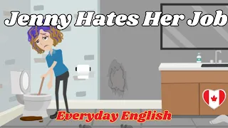 Learn English | Jenny Hates Her Job 😡 #learnenglish #englishlisteningpractice