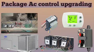 Package Air conditioning  full wiring practically upgrading with LOCKOUT RELAYS #TECHNICALBRAIN