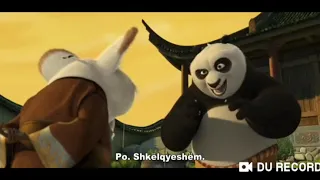 Kung Fu Panda PO fighting whith furious five and shifu scene