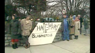 Film Protests in Galway City, Ireland 1986