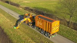 South Cave Tractors Ltd Unimog and GVA cut and collect with Mulag Eco 1200 cutting head.