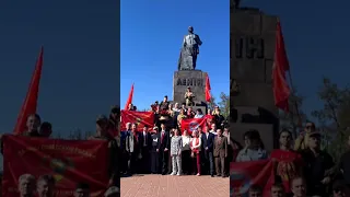 Луганск новости 🔴 Все жители ЛНР пришли на 154-ю годовщину Дня Рождения Ленина 👍 #лнр #луганск