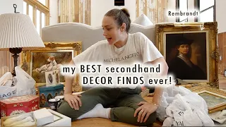my BEST secondhand DECOR FINDS ever!!! *vintage decor haul* | XO, MaCenna Vlogs