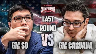 Ang MAGULONG laban ni Wesley sa last Round! | GM So vs GM Caruana | USA Chess 2023  Last Round