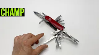 Victorinox SwissChamp, a massive multitool full walkthrough. Is it for everyday carry?