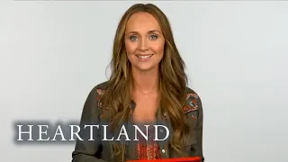 Amber Marshall breaks down a scene from the first episode of Heartland