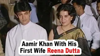 Aamir Khan HAND IN HAND With Ex-wife Reena Dutta, Karisma Kapoor EXCLUSIVE UNSEEN Video😍 | Flashback