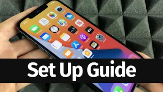 Set Up Guide for iPhone 12 Pro Max 128gb - First Time Turning On - Beginners Guide