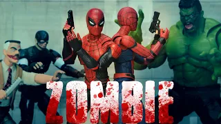 SPIDER MAN Attacked by ZOMBIE Avengers in VR | Figure Stopmotion