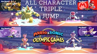 Mario & Sonic Olympic Games At The Tokyo 2020 Triple Jump All Character