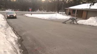 Viral Video UK: Skateboard buddy's have an epic crash!