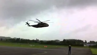 Sikorsky CH-53 low pass on EDME