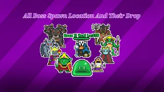 All (Normal) Bosses Spawn Location and their drop | Rucoy Online