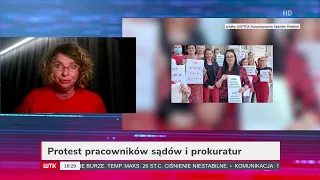 "Jest koszmarnie". Protest pracowników sądów i prokuratur