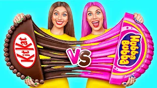 Žvýkačka vs Čokoládové Jídlo Výzva | Legrační Situace Multi DO Challenge
