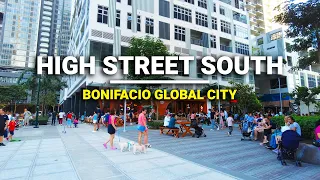High Street South BGC Walk Tour | Bonifacio Global City | Taguig | Metro Manila | Philippines | 4k