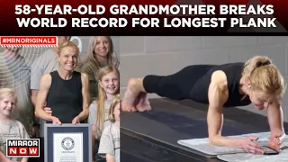 Grandmother Of 12 Breaks World Record For Longest Plank