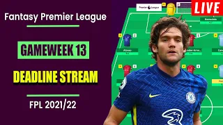 FPL Gameweek 13: Deadline Stream | Alonso & Jota In? | Fantasy Premier League Tips 2021/22