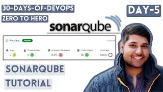 30 Days Of DevOps | Zero To Hero | SonarQube | Day-5
