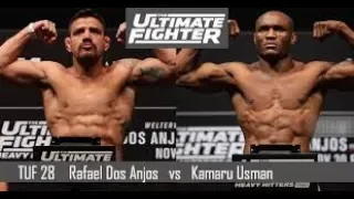 UFC TUF 28 Finale Rafael dos Anjos Vs Kamaru Usman Live Reaction/Fight Companion