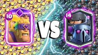 EVOLVED BARBARIANS TEAM Vs PEKKA + MEGA KNIGHT | 10v2