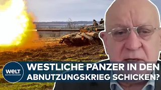 UKRAINE-KRIEG: "Wird sich gezwungen sehen, Panzer dort einzusetzen, wo sie nicht geplant waren"
