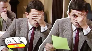 El examen de Mr Bean sale mal | Clips divertidos de Mr Bean | Viva Mr Bean