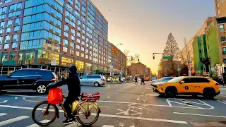 New York City | 4K Sunset Driving | Brooklyn to Manhattan - Tribeca