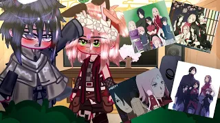 Casal sasusaku reagindo a tiktok deles mesmos e a família Uchiha 😳😳🌸🌸