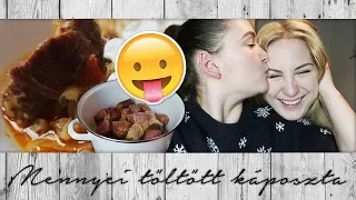 MENNYEI TÖLTÖTT KÁPOSZTA - MI LESZ A VACSI? #3 // KLAUDIA