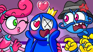 The LOVE of BLUE & MOMMY LONG LEGS - Rainbow Friends Animation