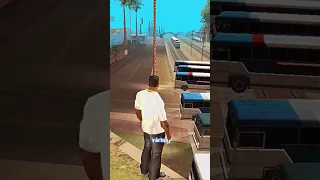 Trem Vs Ônibus no GTA San Andreas! #gta #gtasa #games #gtasanandreas