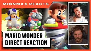 Super Mario Bros. Wonder Direct - MinnMax's Live Reaction