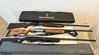 Сравнение ружей Benelli Vinci, Browning и МР 155 Профи.