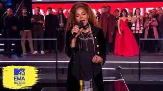 Janet Jackson Acceptance Speech for Global Icon | MTV EMAs 2018