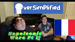 Fit Guy and Fat Guy React to OVERSIMPLIFIED's NAPOLEONIC WARS Part 1 for the FIRST time!