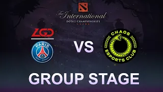 [The International 9] PSG.LGD vs Chaos Esports - Game 1 - Group Stage - #TI9FR